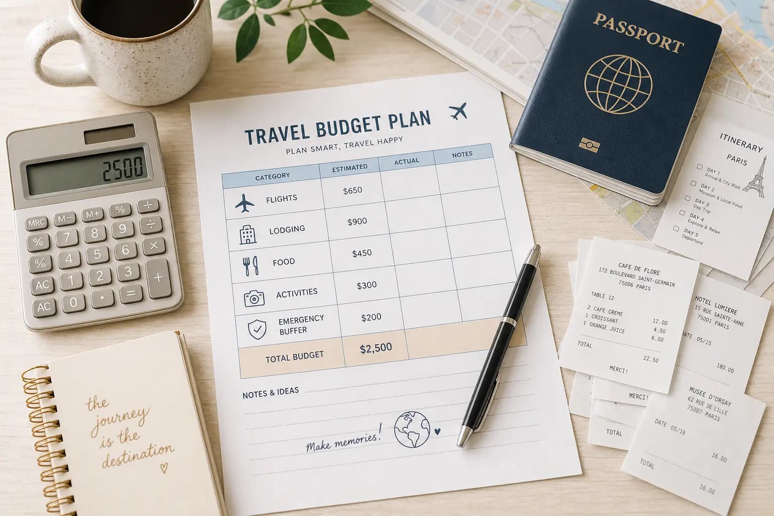 How to Budget for Travel: A Simple Trip Planning System