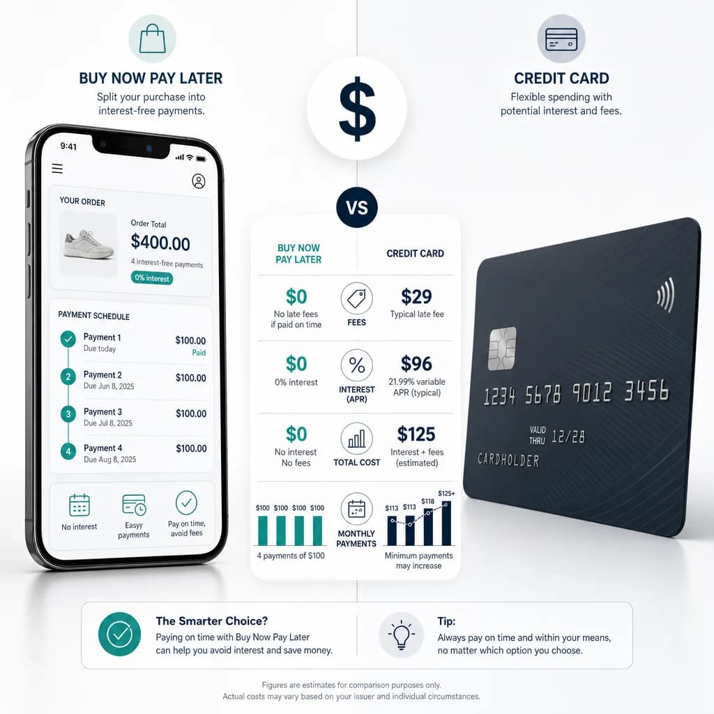 BNPL vs Credit Cards: Which Actually Saves You Money in 2026? (Real Cost Breakdown)