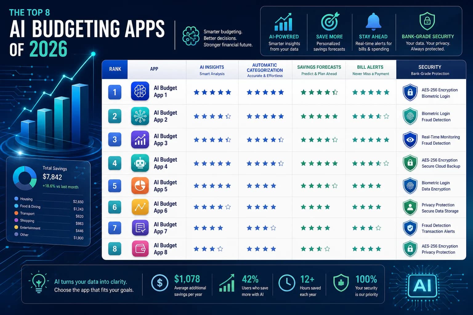 Best AI Budgeting Apps 2026: 8 That Actually Use AI (And 5 That Do Not)