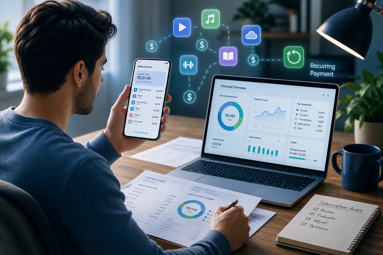 Subscription Audit 2026: Cut $300–$500/Month Without Downsizing Your Life