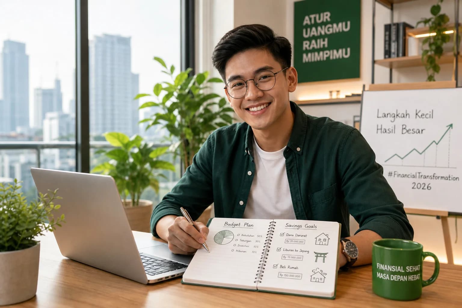 Financial Glow Up 2026: Panduan Lengkap Transformasi Keuangan untuk Anak Muda Indonesia