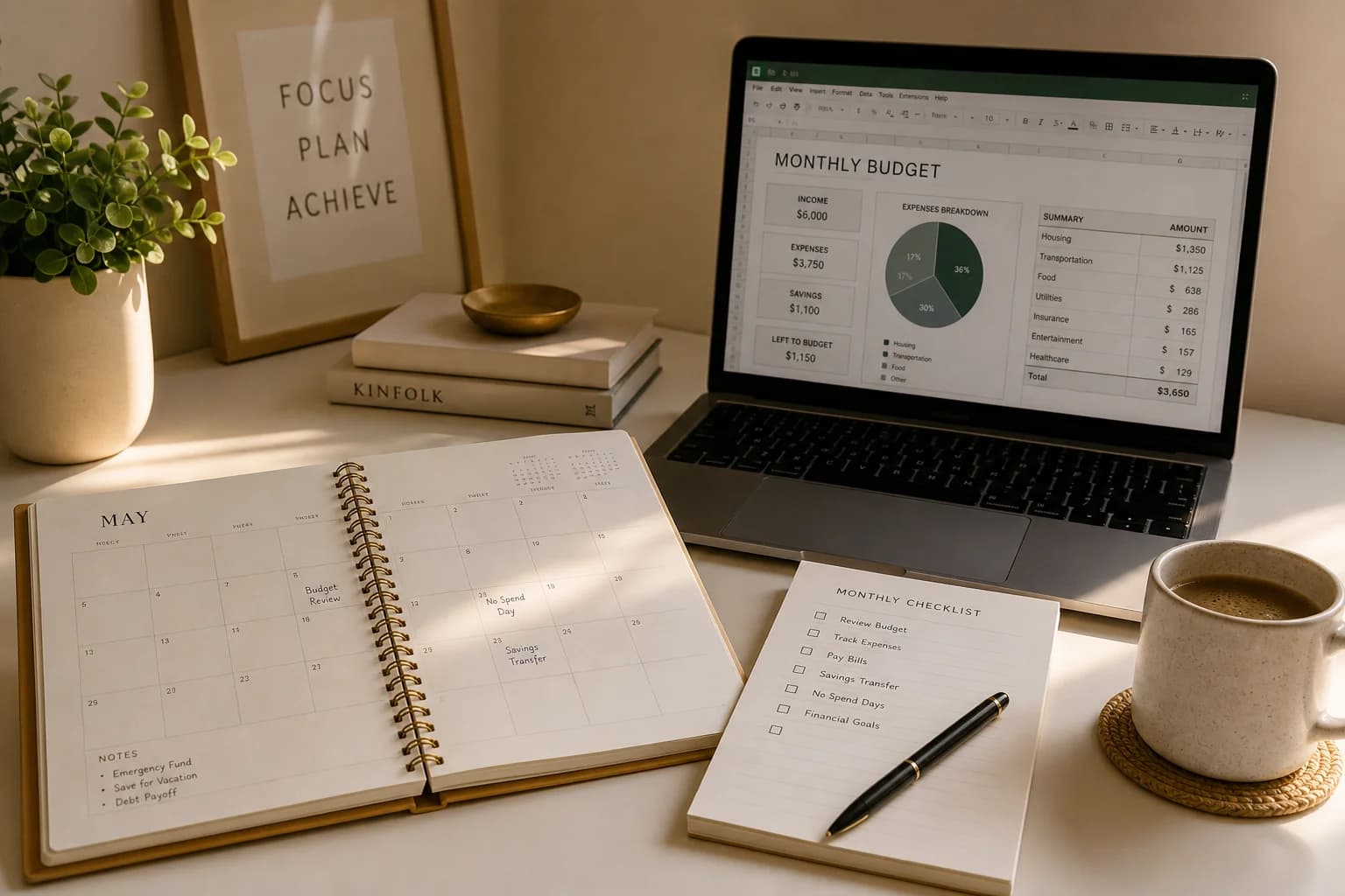 Monthly Budget Reset Routine: The 30-Minute System That Keeps Your Budget on Track (Free Checklist)