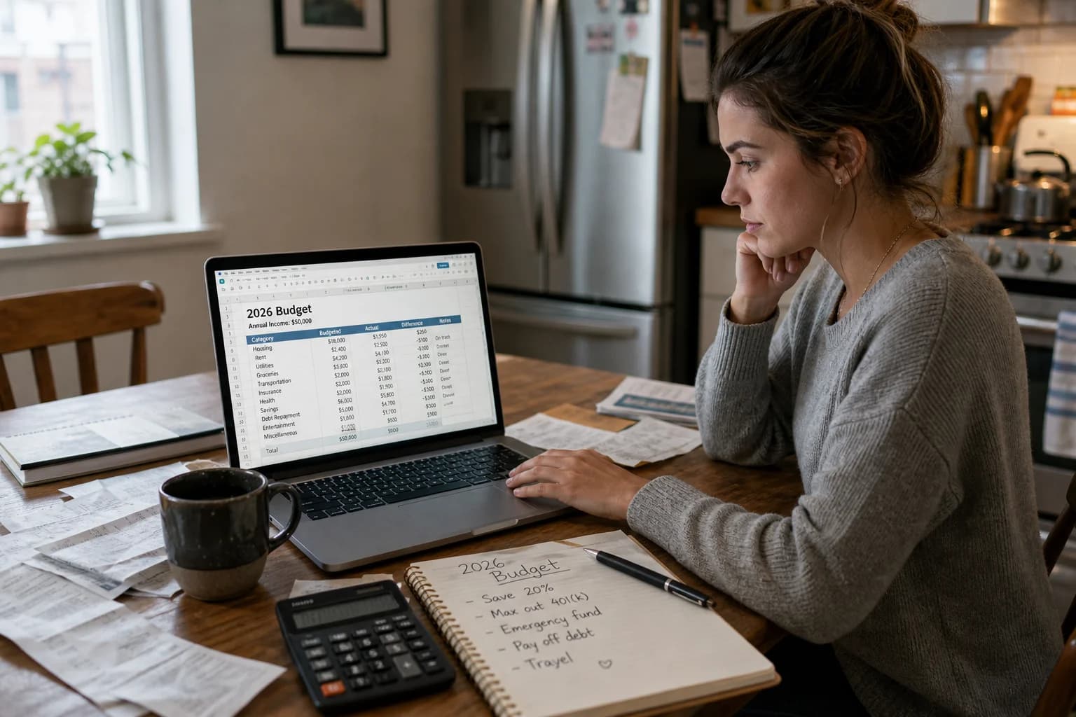 Budgeting on a $50k Salary in 2026: A Realistic Guide with Real Numbers