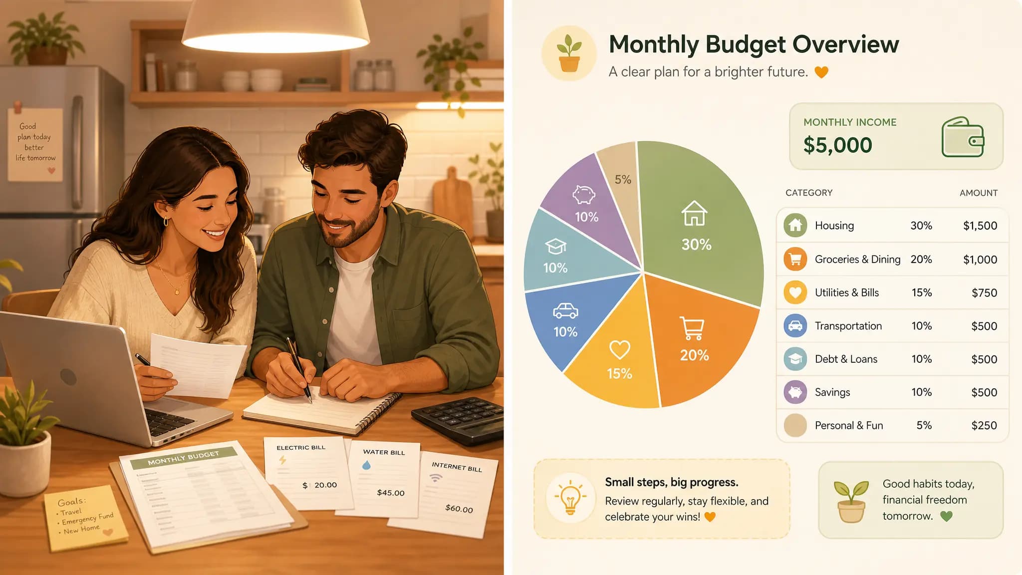 How to Budget as a Couple With Different Incomes
