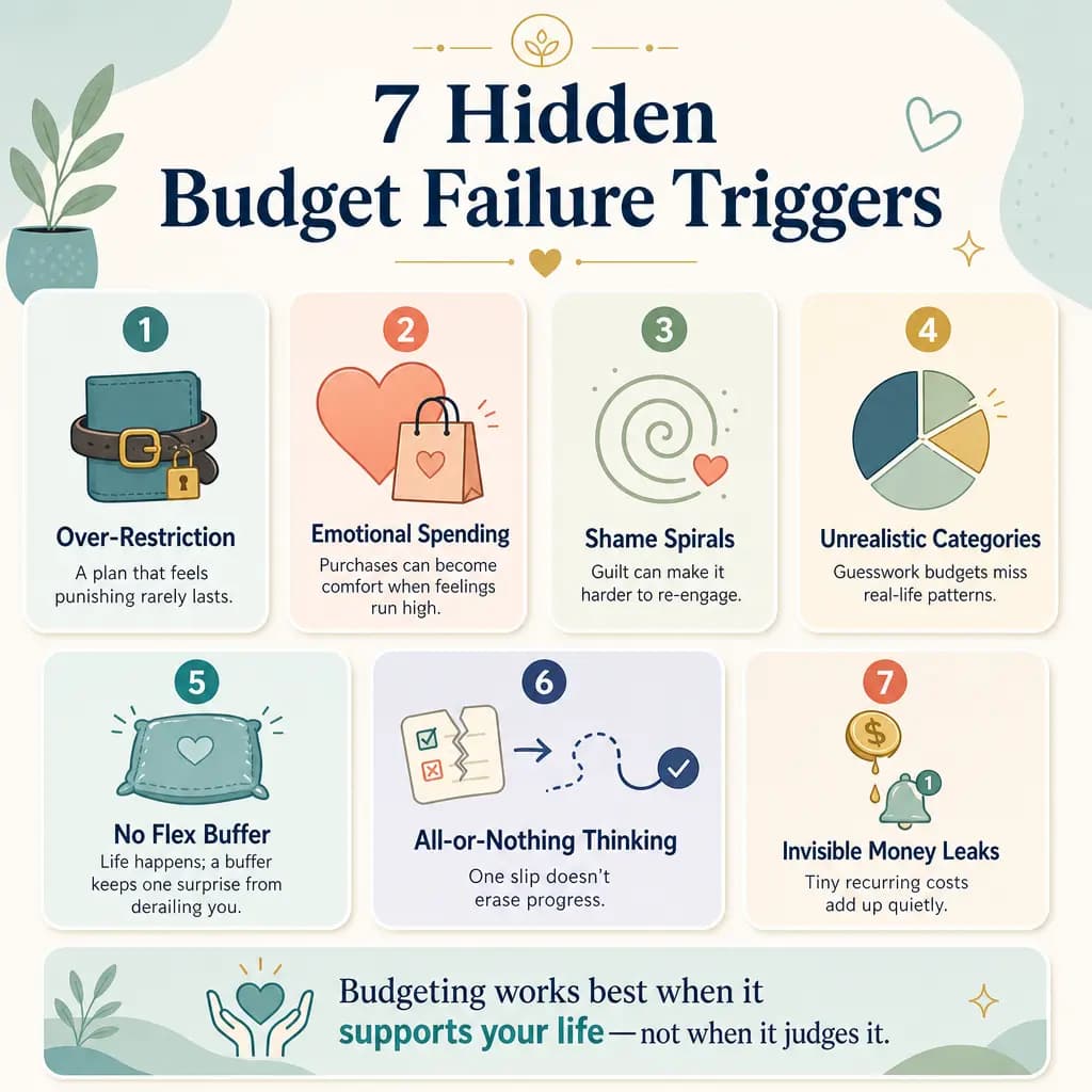 Why Budgets Fail: The 7 Hidden Triggers (And How to Fix Each One)