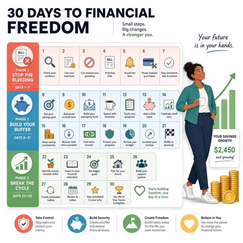 How to Stop Living Paycheck to Paycheck in 2026 (30-Day Plan)