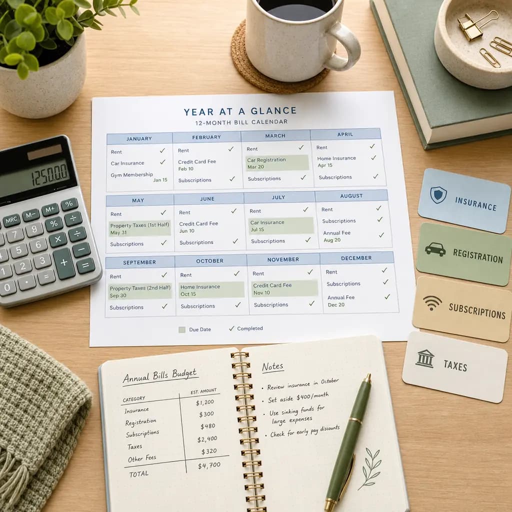 How to Budget for Annual Bills: A Simple Monthly System