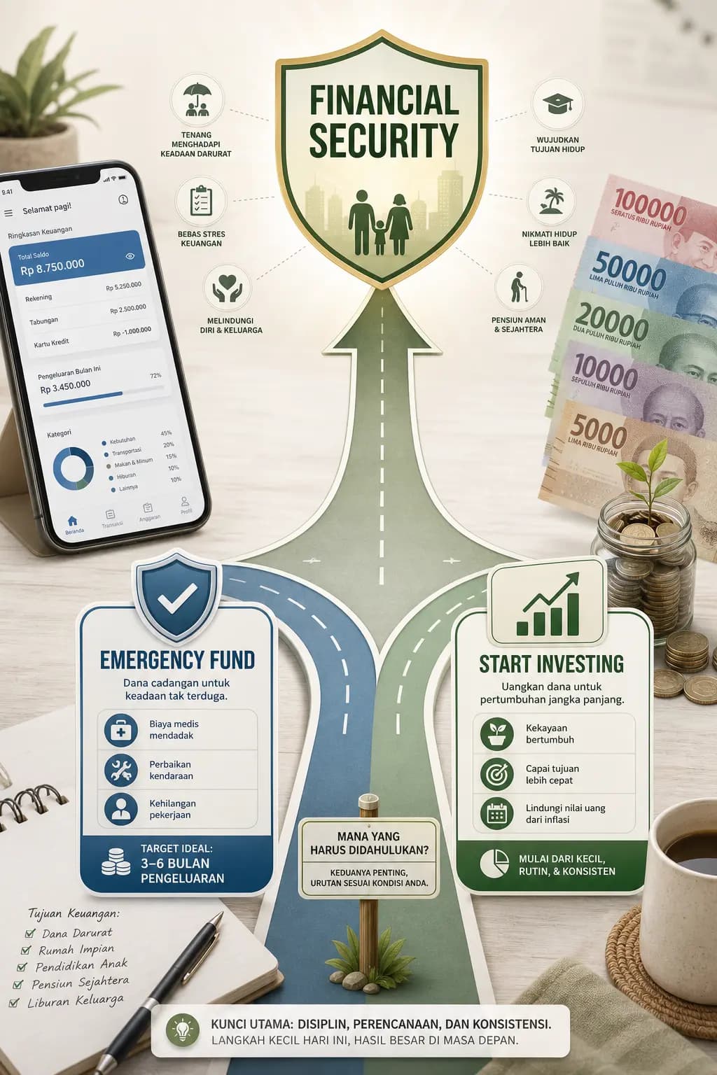 Dana Darurat Dulu atau Investasi Dulu? Prioritas yang Tepat untuk Keuanganmu