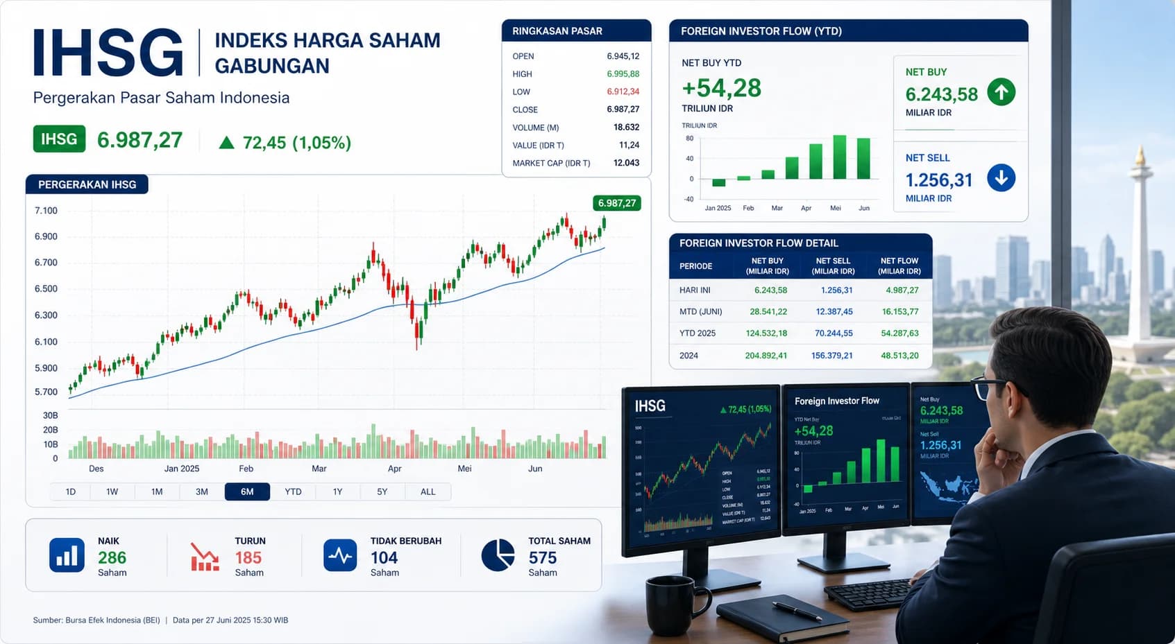 Investor Asing Jual atau Beli? Panduan Membaca Arus Modal Asing di IHSG 2026