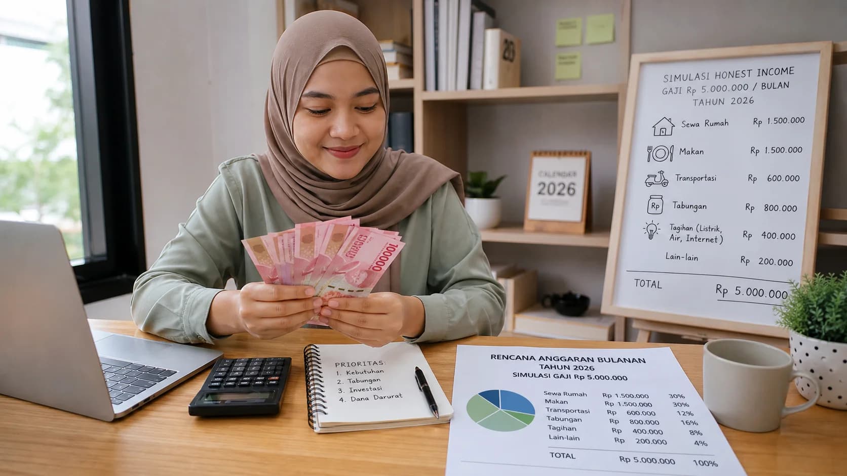 Gaji Rp5 Juta, Bisa Nabung Berapa? Simulasi Realistis 2026